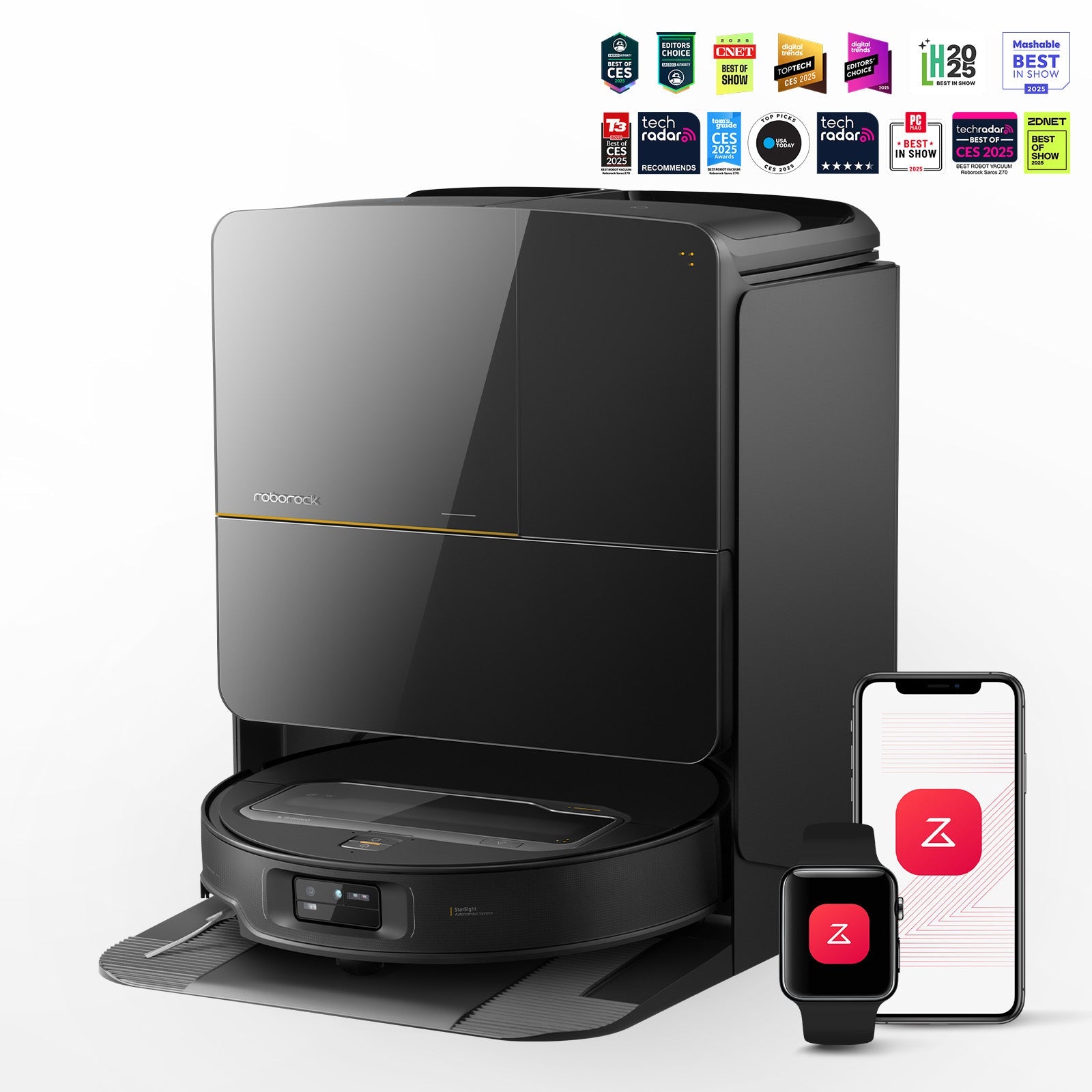 Roborock Saros Z70 ロボット掃除機（OmniGrip™ メカニカルアーム搭載）