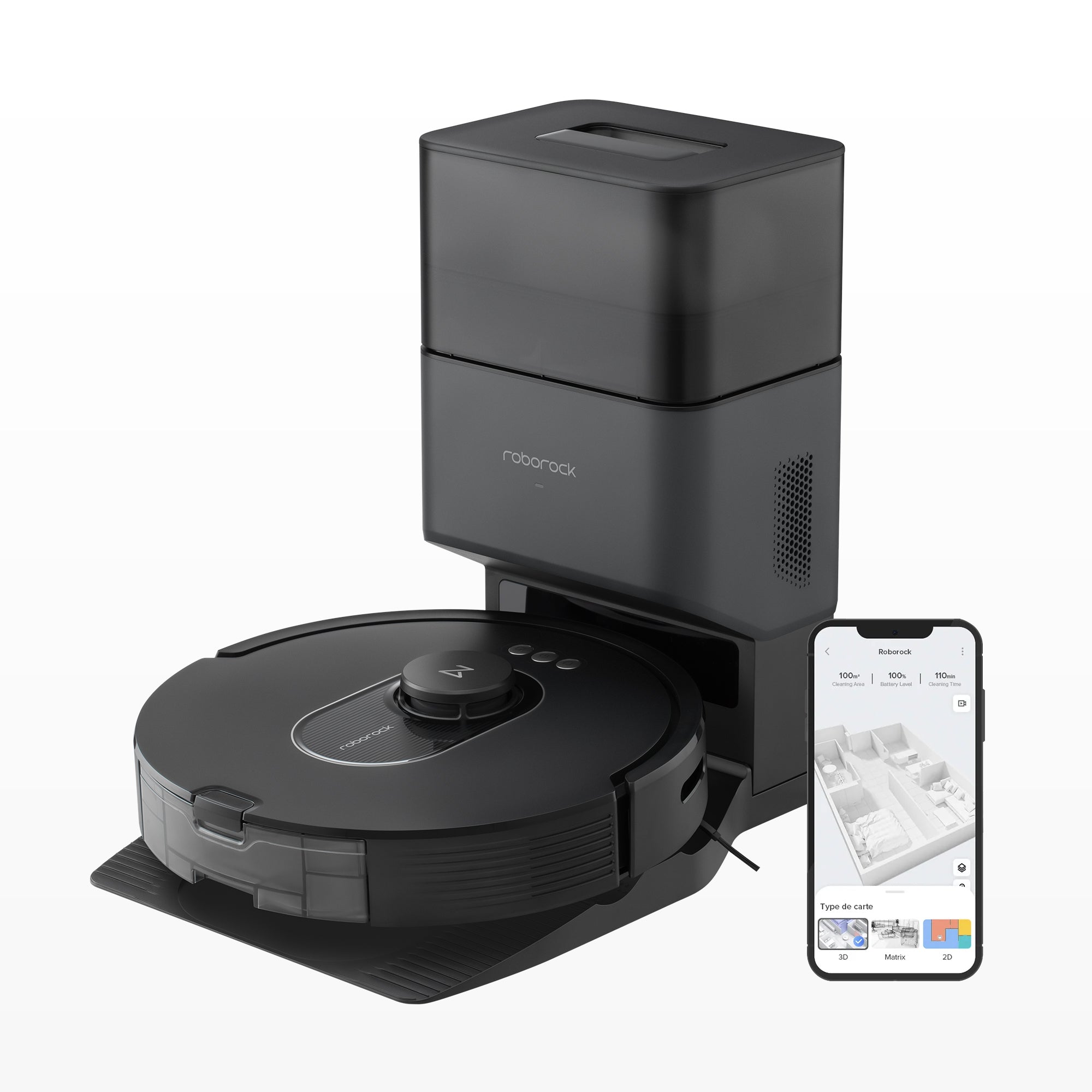 【予約販売】Roborock Q5 Max+ ロボット掃除機（自動ゴミ捨て機能付き）