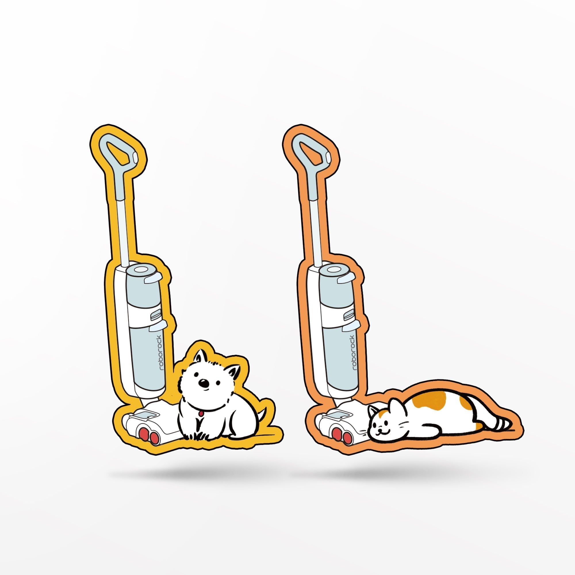 Roborock 2 Pcs Refrigerator Magnets